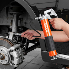 High Pressure Grease Gun Kit - 8000 PSI, 14 oz Capacity, Heavy Duty Pistol Grip