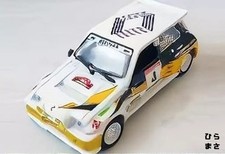 Diecast Car 1/43 Renault 5 Maxi Turbo 1986 Asturias Rally No4 Highly Detailed