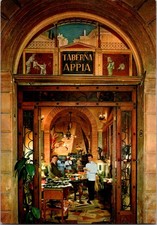 Rome Italy Taverna Appia Restaurant Entrance Continental Postcard B716