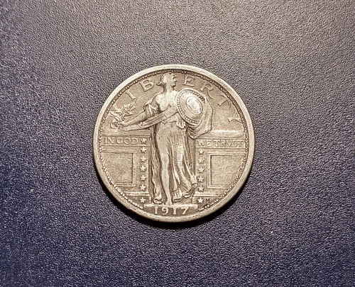 XF 1917-P Ty.1 Standing Liberty Quarter