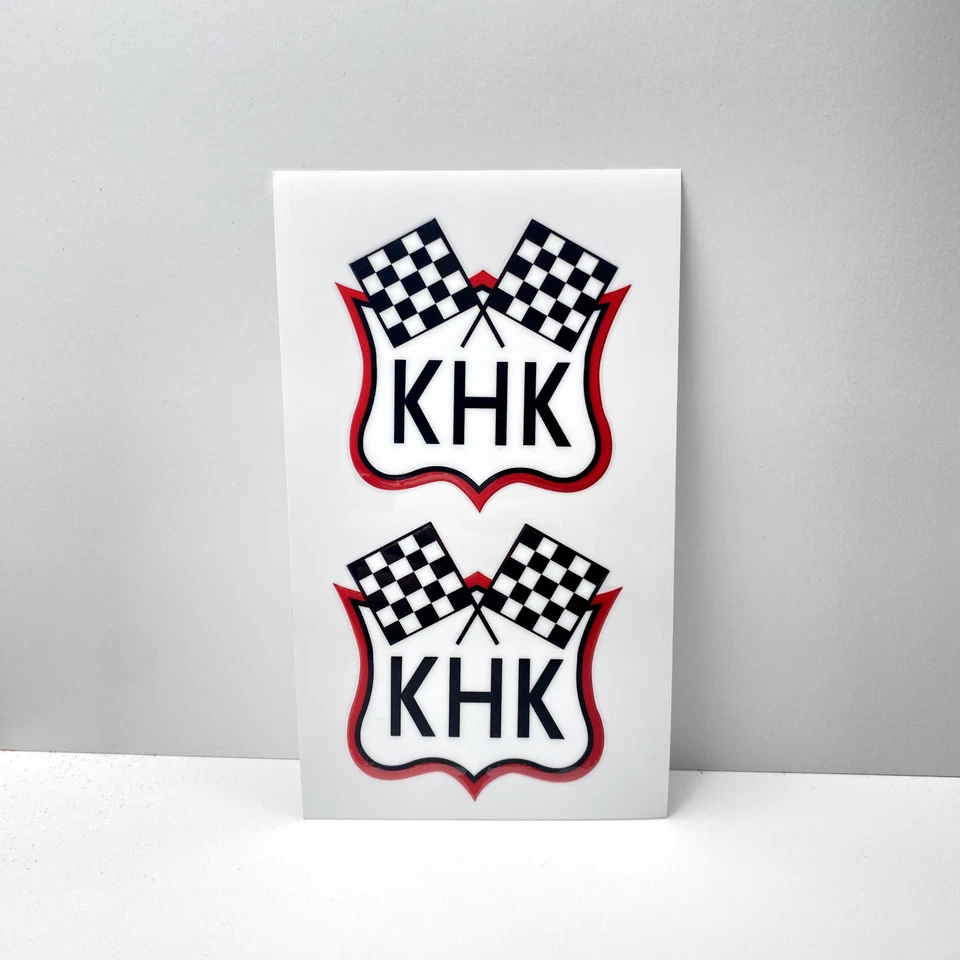 Harley-Davidson - KHK Sportster Oil Tank Decal Set (x2) Sticker | 1954-1956 — 第 3/4 张图片