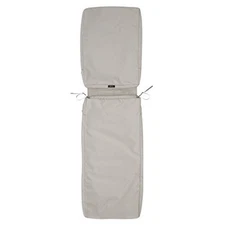 Ravenna Patio Chaise Lounge Cushion Slip Cover - Durable Outdoor Cushion, Mushro