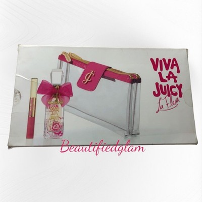 Viva La Juicy La Fleur by Juicy Couture 3pc Gift Set for Women NEW