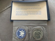1974-S Eisenhower Silver Dollar Uncirculated 40% Silver Coin OGP Blue Ike