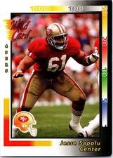 1992 Wild Card - Jesse Sapolu #96