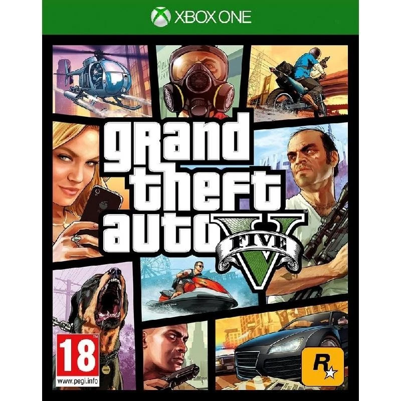 Grand Theft Auto V / Xbox One / Édition Premium/ Complet Avec Carte