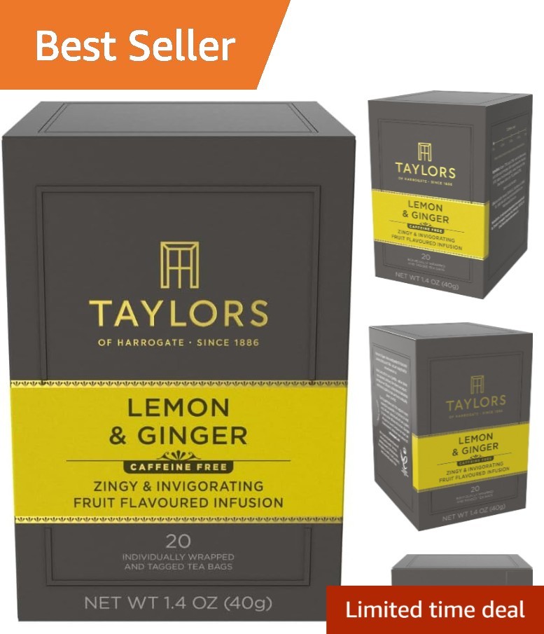 Refreshing Lemon & Ginger Herbal Tea — Caffeine-Free & Naturally Soothing
