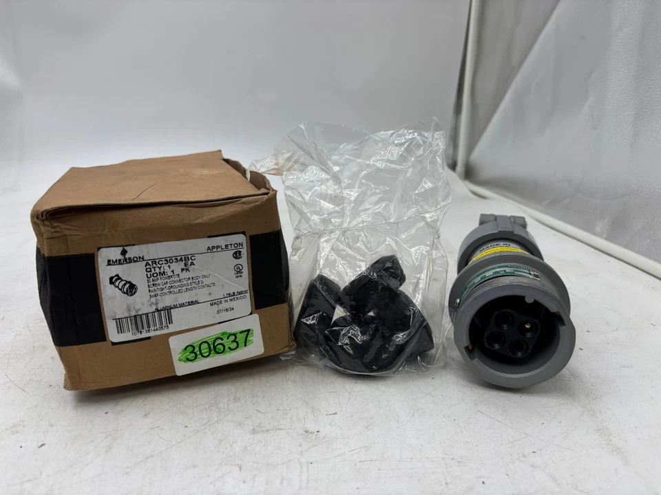 Cuerpo conector tapa rosca Emerson ARC3034BC Powertite solo 30 amperios Foto 3 de 3