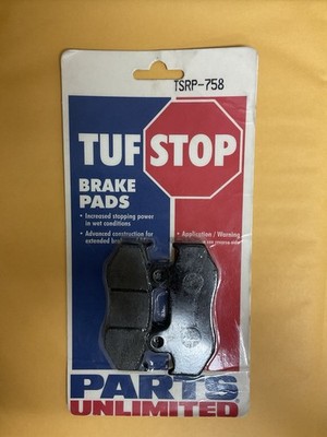 PARTS UNLIMITED BRAKE PADS TSRP-758 TUFSTOP  (FA92)
