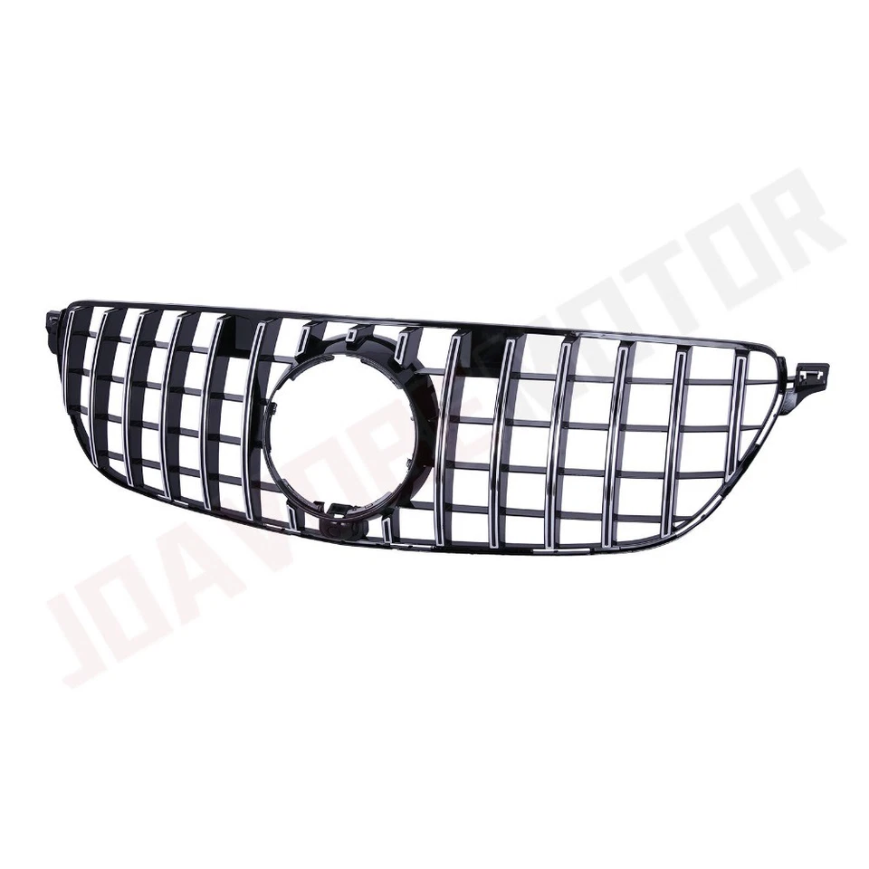 Silver Racing Grille For Mercedes Benz GLE-Class C292 2016-2019 GLE300 GLE43 AMG Foto 3 de 4