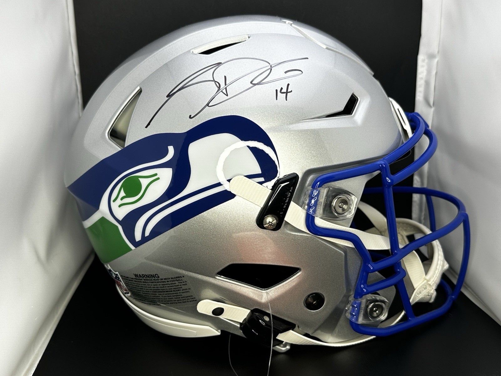 Sam Darnold - Signed Seattle Seahawks Throwback SpeedFlex Helmet - Fresh Ink 🔥