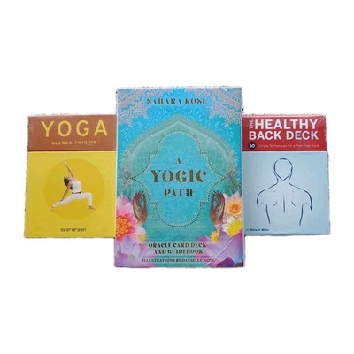 Yogic Path Oracle + YOGA, Glenda Twining & Healthy Back, Olivia Miller 3 BN sets