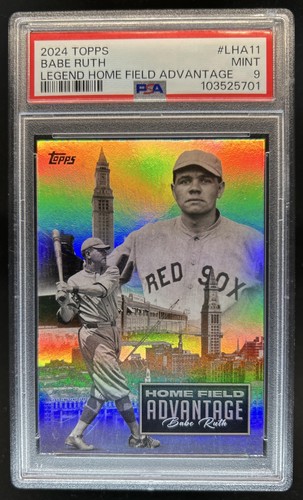 2024 Topps Update Babe Ruth Legendary Homefield Advantage SSP #LHA-11 PSA 9