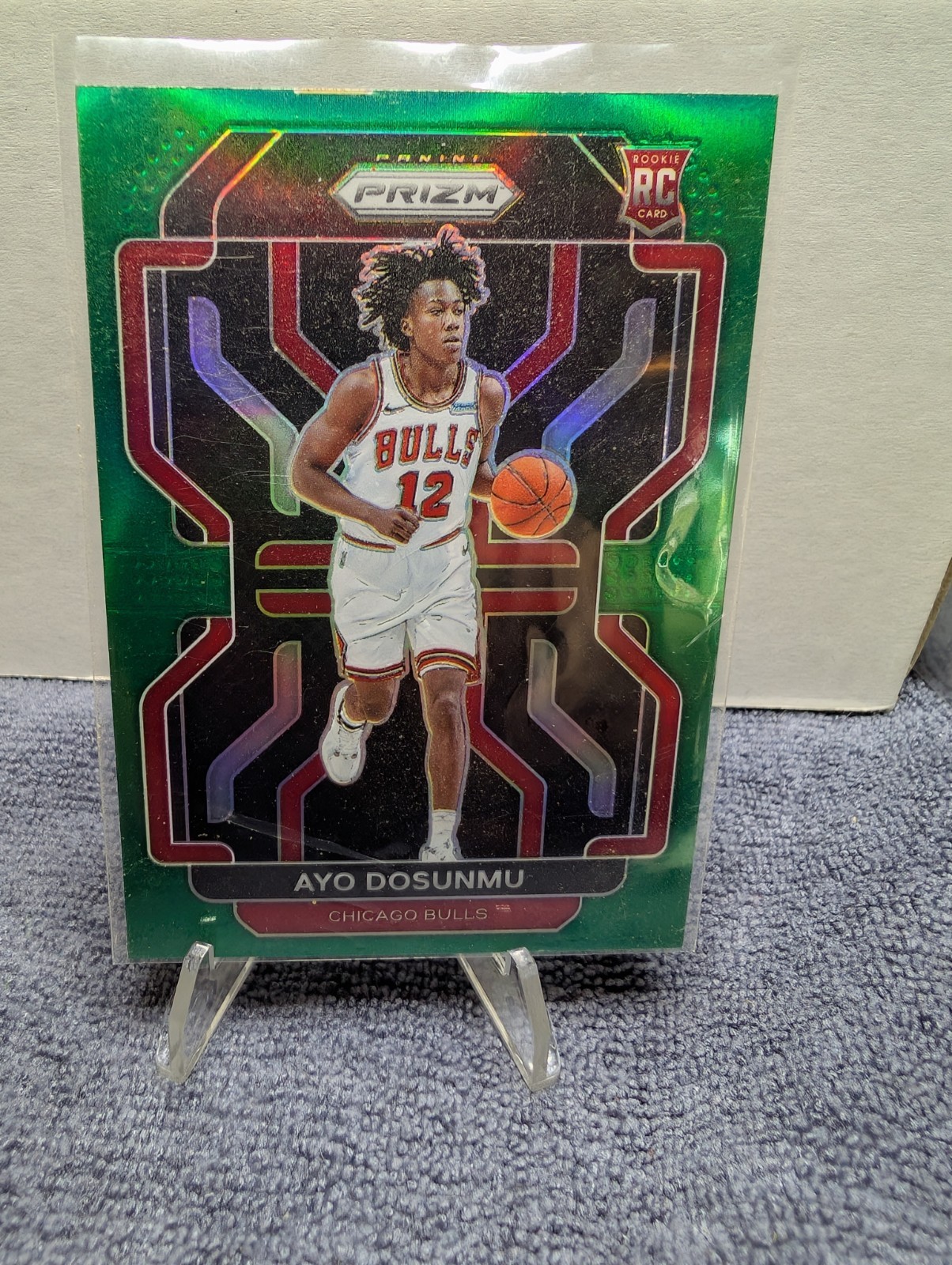 2021-22 Panini Prizm - Ayo Dosunmu #271 Green Prizm (RC)
