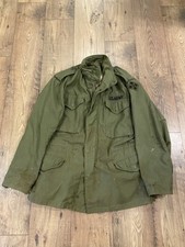Vietnam War 1st Pattern OG107 M65 Field Jacket 60s Small Reg 1960s