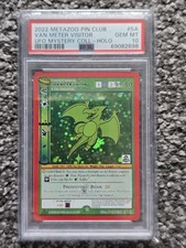 Metazoo - UFO Pin Club- Van Meter Visitor Alt Art  5a Super Rare Poncho PSA 10