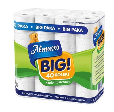 5902431582764 Almusso Papier Toaletowy BIG-pack 40 rolek ADEKS