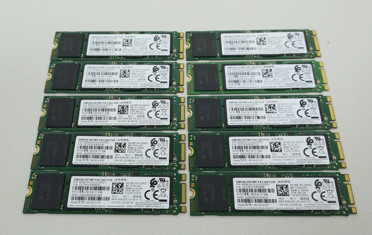 ③-WA734-SAMSUNG SATA M.2 512GB SSD 1点 Samsung 512GB M.2 Solid State Drives for sale - eBay