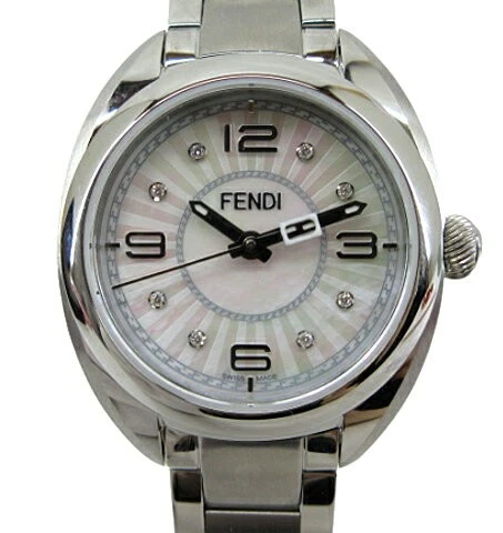 Orologio al quarzo FENDI MOMENT 25mm quadrante conchiglia orologio usato24500d1