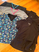 XL woman  s scrub top Lot of 6