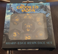 The Crooked Moon TTRPG Sharp Edge Resin Dice ...