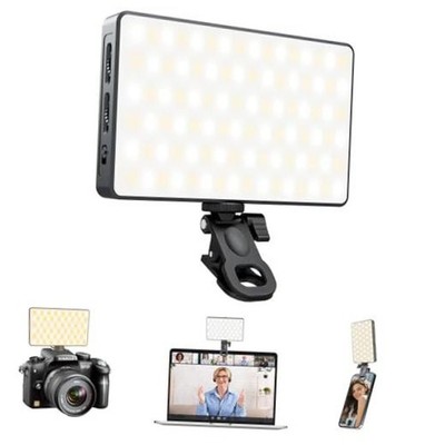 Selfie Light Ring Light for Phone: 90 LED Rechargeable iPhone Fill BLACK