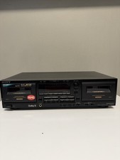 Sony TC-WR645S Stereo Dual Cassette Deck With Dolby (New Belts) Video
