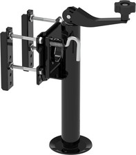Swivel Bolt-on Trailer Jack, Trailer Jack Stand, 10" Vertical Movement, Black