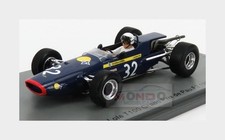 1:43 Spark Lola F2 T100 #32 Pau Gp 1968 J.De Bagration Blue Yellow SF180 Model