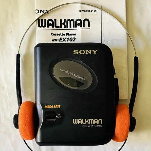 SONY Walkman WM-EX102 Cassette Player - New Belt - Reconditioned