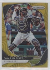 2020 Panini Prizm Tier II Gold Prizm 8/10 Omar Narvaez #118 0a4s