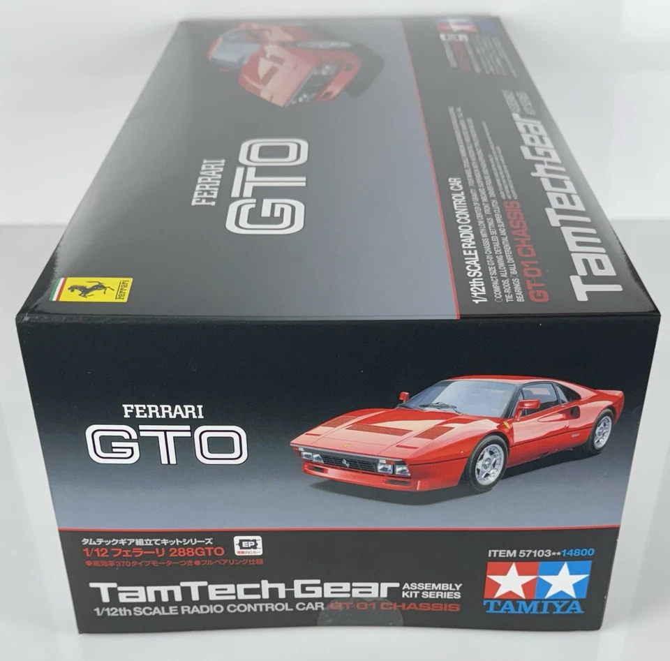 Tamiya 1:12 Ferrari 288 GTO TamTechGear Assembly Kit Series GT-01 Chassis RC NEW - Image 4 of 4