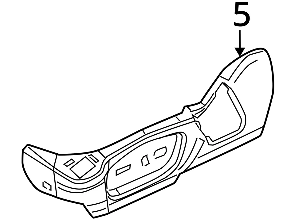 Ford Taurus Police Interceptor 2013-2019 sedán Shield Asy DG1Z5462187BA NUEVO OEM Foto 3 de 3