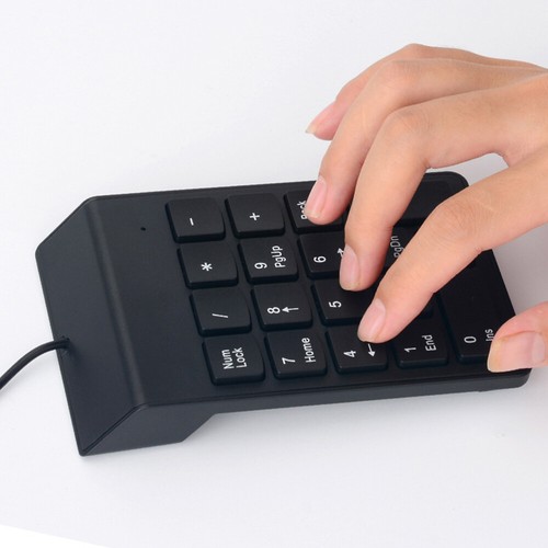 USB-Digital-Tastatur 19 Key Universal-Tastatur Praktische numerische Tastatur - Afbeelding 2 van 12