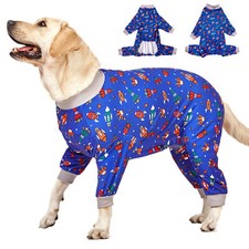 LovinPet Large Dog Pajamas Warm Clothes For Great Danebathing Care Dog