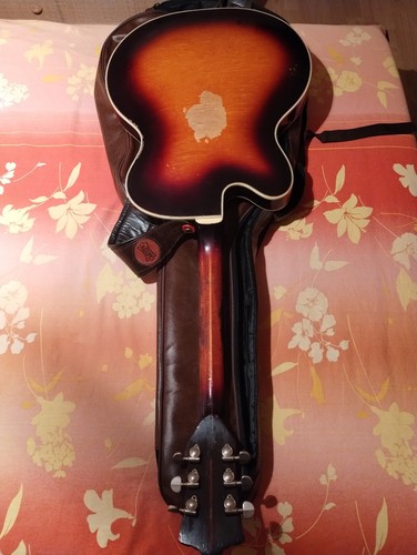 Rare 1967 Guild Duane Eddy DE 400 in Sunburst Finish, 17" Archtop Hollowbody Jazz - Picture 14 of 15