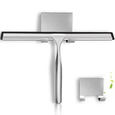 All-Purpose Shower Squeegee for Glass Shower Door Bathroom Window Car Windshield