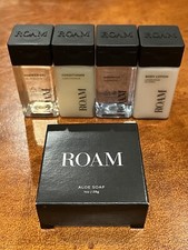 William Roam Travel Set 1oz Shampoo Conditioner Shower Gel Body Lotion Bar Soap