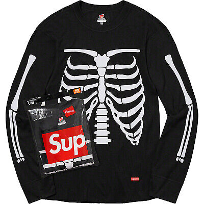 Supreme x Hanes Bones Thermal Crew 1 Pack FW21 (FW21A22) Size M-L | eBay