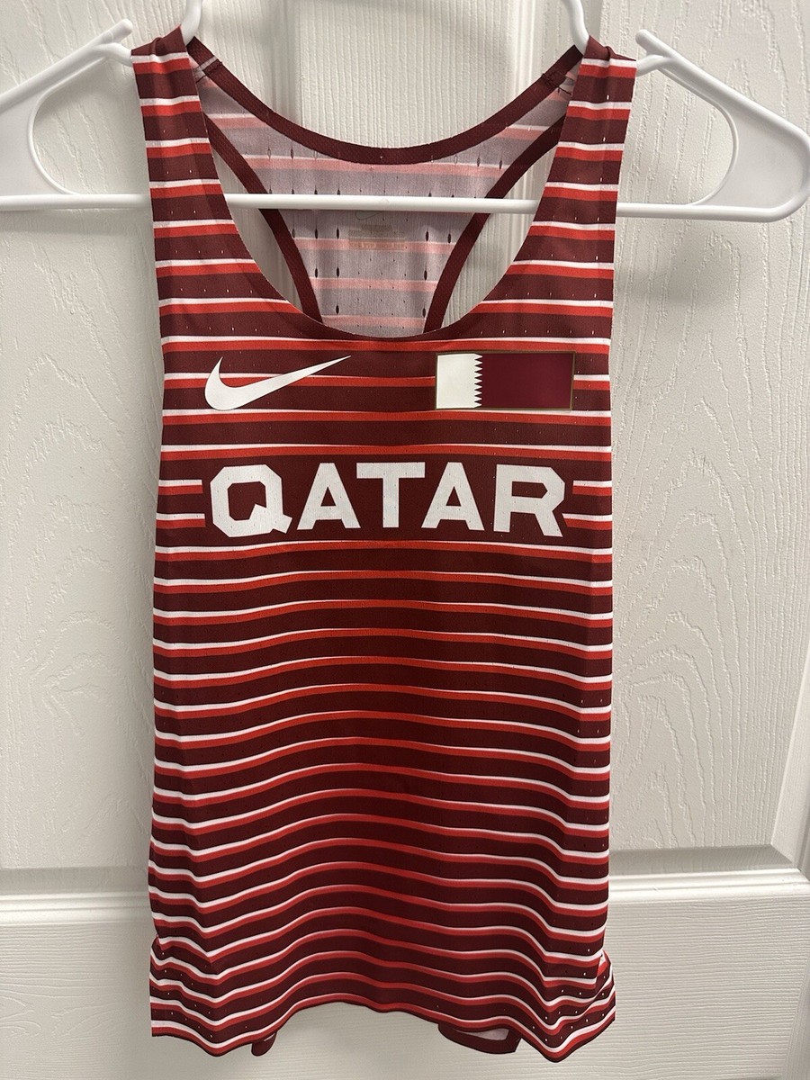 Womens Nike Pro Elite Qatar Track & Field Running Singlet