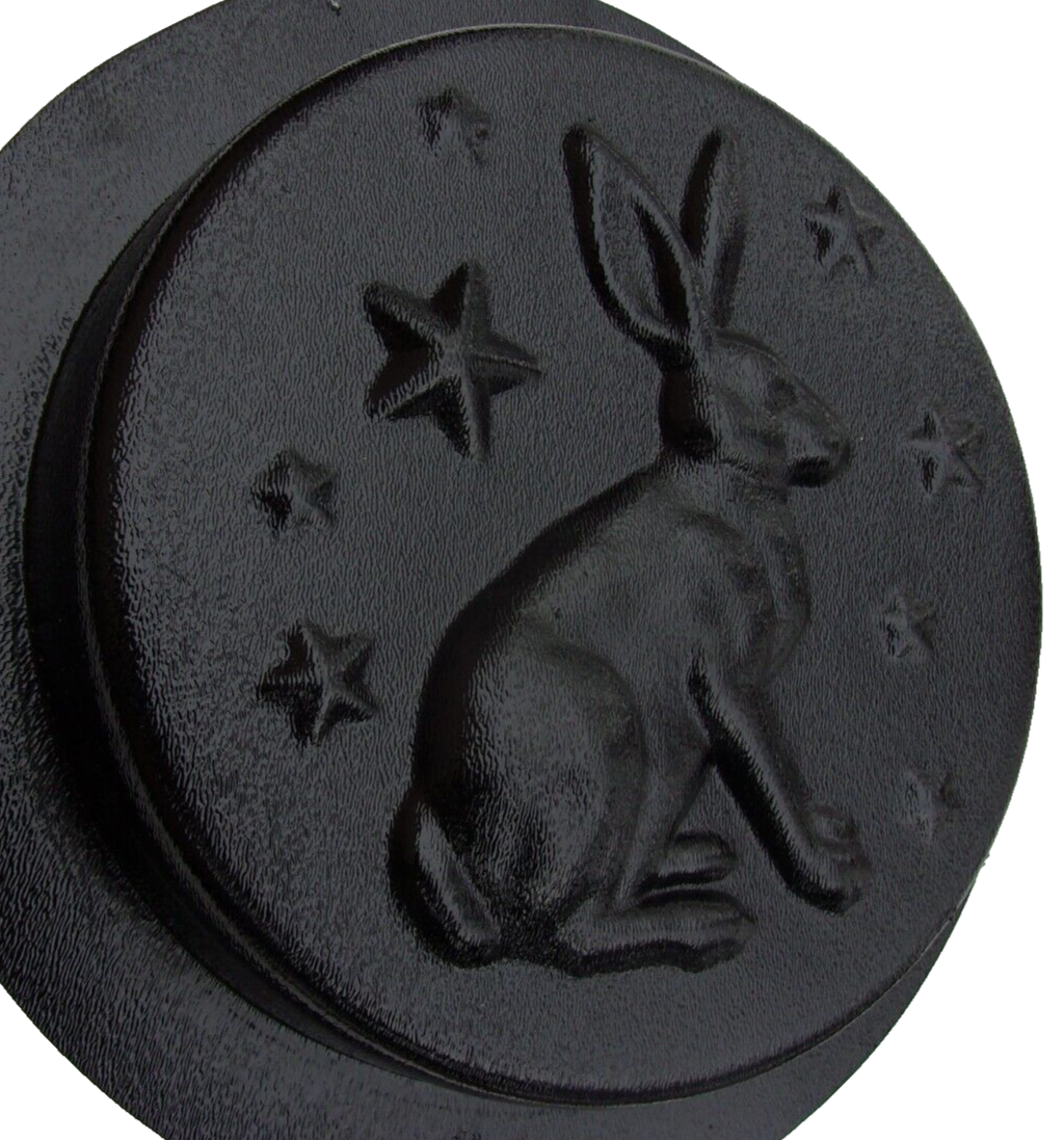 Bunny rabbit stepping stone plastic mold plaster concrete mould 9" x 1.5" thick eBay