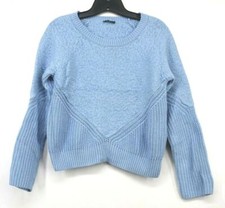 Vince Camuto Women's Long Raglan Sleeve Scoop Neck Knitted Pullover Sweater L