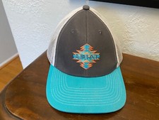 Ariat Western Cap Boys Youth Baseball Hat Logo Grey Trucker