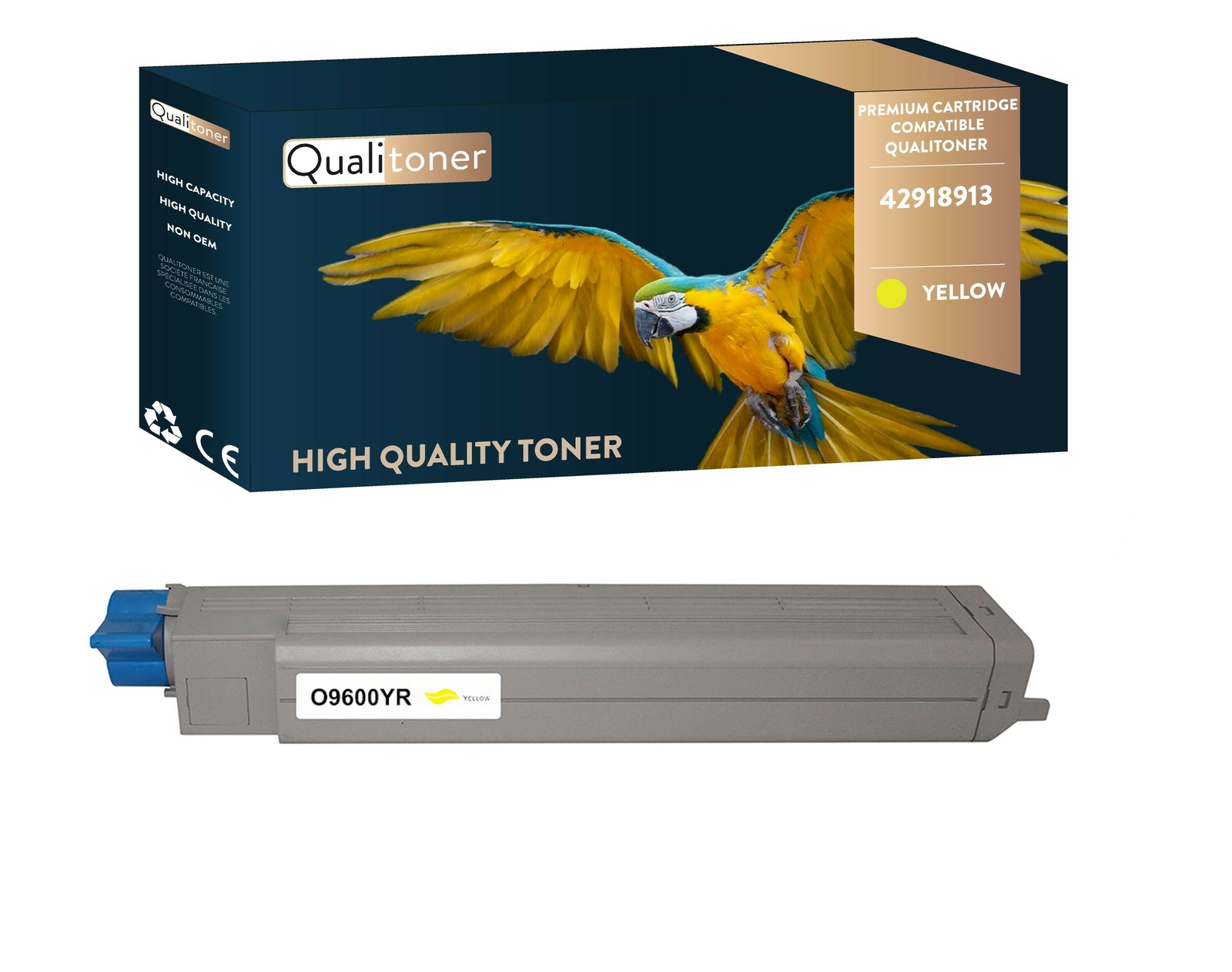 Cartouche toner 42918913 jaune compatible oki laser