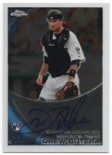 2010 Topps Chrome Rookie Autographs #202 Drew Butera RC Auto