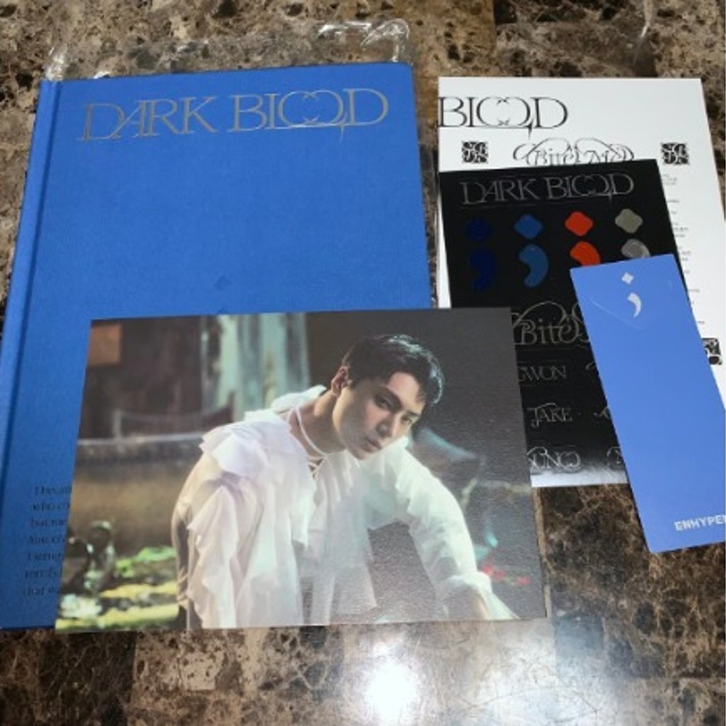 Buy Enhypen dark blood album new half ver member postcard no