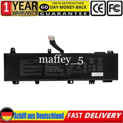 Akku für ASUS TUF Gaming F15 FX506H FX506HC FX506HM C41N1906-1 4ICP5/63/133 DE