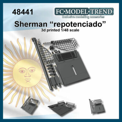FC Model Trend 1/48 Sherman ''Repotenciado'' Detail Set