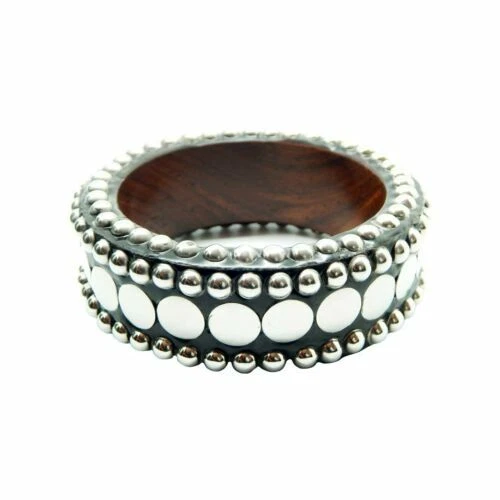 Chapado en Plata de madera Betsey Johnson Joyería de Moda