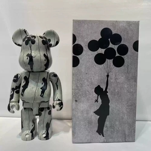 Bearbrick400% Balloon Girl Building Block Bear Action Figure Collection Toy Gift - Picture 2 of 20